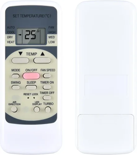 PZL Nuevo control remoto de repuesto de CA R51M/E, control remoto universal de CA para modelos de aire acondicionado Midea