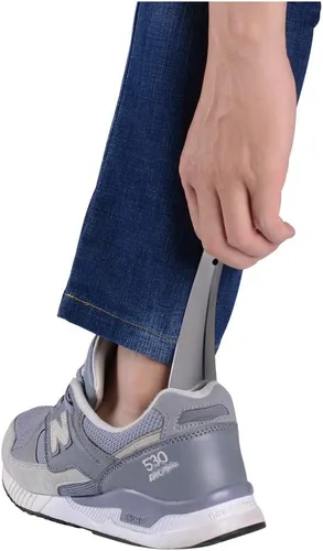 Miniatura 4 de Calzador de viaje para hombres y mujeres Bocina portátil de 6 pulgadas de largo, fácil de llevar para uso de viaje, palo auxiliar de zapatos