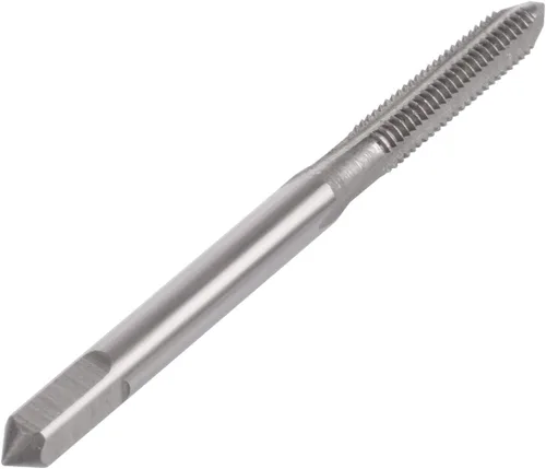 Miniatura 3 de M3 x 0.020 in Máquina de grifo HSS Métrica Mano Derecha Rosca 3 Grifos de flauta recta y enchufe, 4 piezas