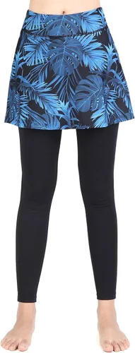 Miniatura 2 de ANIVIVO - Leggings con falda y bolsillos para mujer, diseño para yoga y tenis