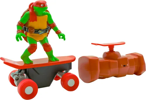 Miniatura 7 de Tortugas Ninja Mutantes Adolescentes Juguetes, Raphael Half Pipe RC Vehículo de Patineta con Trucos, Control Remoto de 2.4 GHz Juguetes de Tortugas
