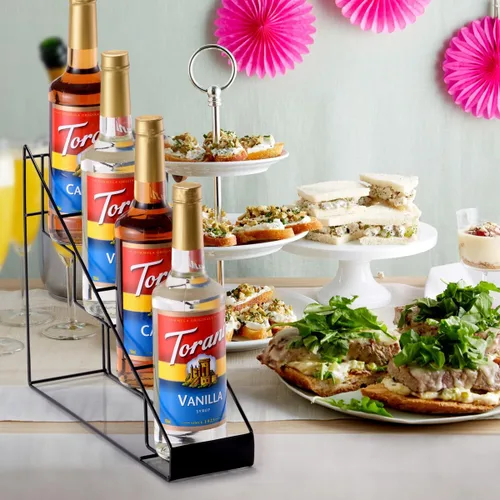 Miniatura 6 de kimilus Estante para Jarabe de Café para Accesorios de Bar de Café, se adapta a jarabe Torani y Monin, Organizador de Bar de Café con capacidad