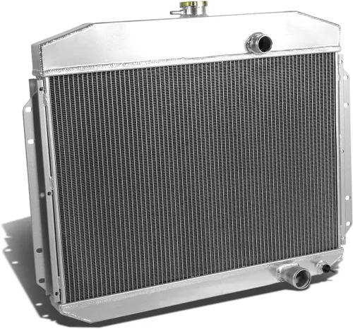 Miniatura 2 de DNA Motoring RA-F10061-L6-3 - Radiador de aluminio completo de 3 filas compatible con Ford F-100 61-64 / F-250 / F-350 Pickup
