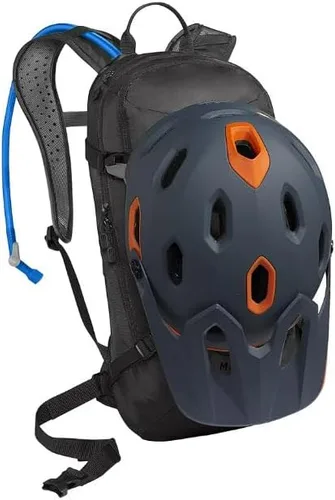 Miniatura 3 de CamelBak M.U.L.E. Mochila de hidratación para bicicleta de montaña, ajuste estable con depósito Crux de 100 onzas, color negro