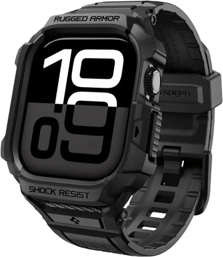 Miniatura 21 de Spigen for Apple Watch Band with Case, Rugged Armor Pro Compatible with Ultra 3/2/1 49mm, Series 11/10 46/42mm, 9/8/7 45/41mm, SE3/SE2/SE/6/5/4