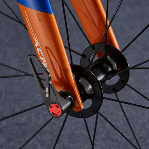 Miniatura 5 de Juego de brochetas de liberación rápida mejorado de titanio para bicicleta de carretera MTB Negro para bicicleta de carretera