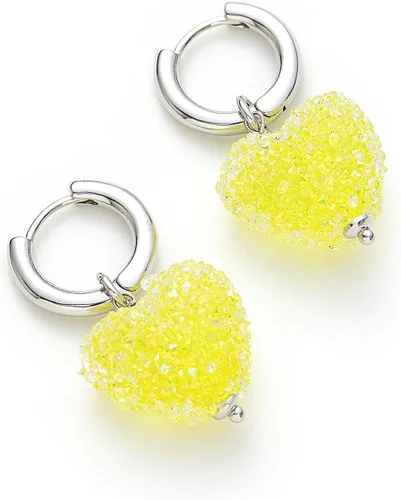 Miniatura 2 de C.Paravano Aretes de aro de oro de 18 quilates y plata esterlina para mujer