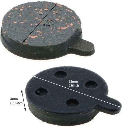 Miniatura 3 de 2 pares de pastillas de freno semi-metálicas pastillas de freno de disco de freno para scooter eléctrico