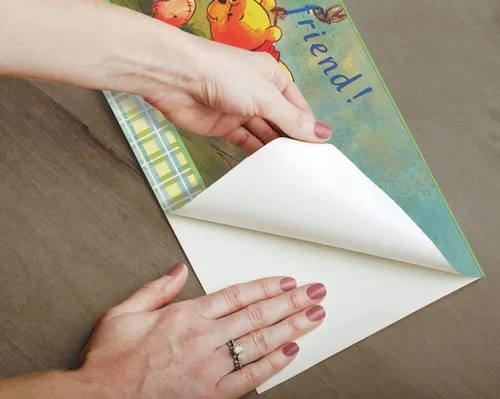 Miniatura 6 de CONCORD WALLCOVERINGS ™ Papel pintado autoadhesivo despegar y pegar, borde de Pooh Bear para habitación de juegos, habitación de bebé, verde azul