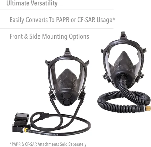 Miniatura 5 de Honeywell North RU6500 Series Niosh - Respirador de silicona con pieza frontal completa, mediano (RU65001M)