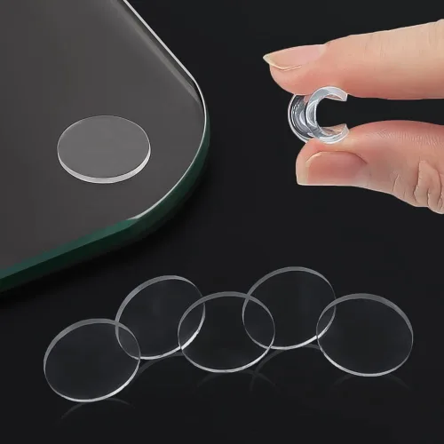 Miniatura 8 de Protector de mesa de vidrio autoadhesivo suave de tamaño extremadamente grande, transparente, antideslizante y anti rayones para mesa de vidrio