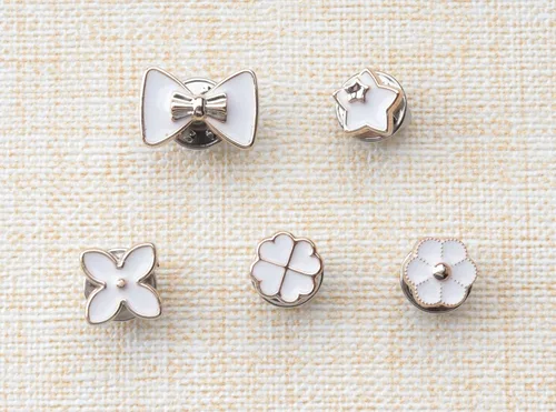 Miniatura 2 de SOWAKA 20 piezas de broche para camisa para mujer, perlas, diamantes de imitación, esmaltados, alfileres de seguridad, accesorios de ropa