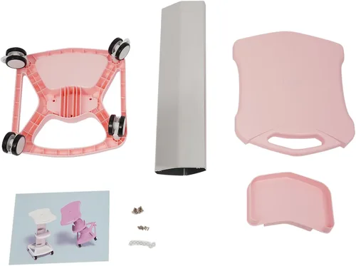 Miniatura 8 de Carrito de salón rodante - Carro móvil de aluminio con soporte para carritos rodantes médicos para cavitación ultrasónica, máquina RF, estante