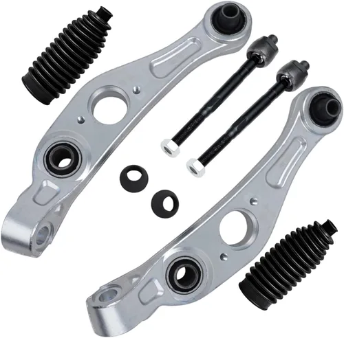 Miniatura 118 de Detroit Axle - Kit de brazos de control de extremo delantero 4WD para Ford 04-08 F-150, 06-08 Lincoln Mark LT, 4 extremos de barra de acoplamiento