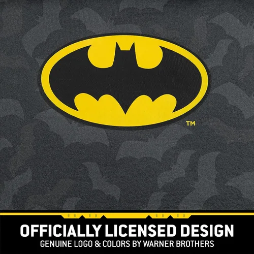 Miniatura 6 de BDK Warner Bros DC Comics Batman - Fundas de asiento delantero y almohadillas para cinturón de seguridad, ajuste universal para camiones, SUV