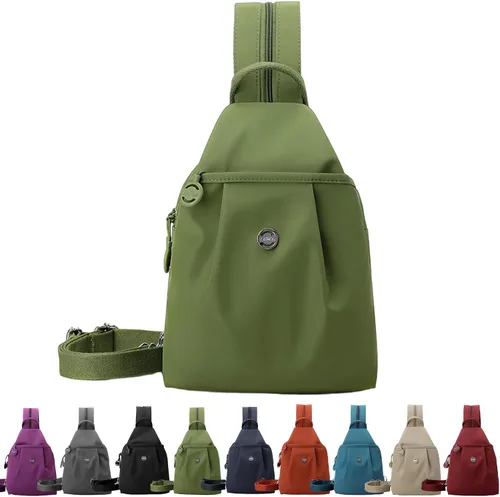 Miniatura 11 de Bolsa de viaje antirrobo 3 en 1 de alta calidad, impermeable, de 2 vías, mochila cruzada para mujer, Negro, Mediana, Moda