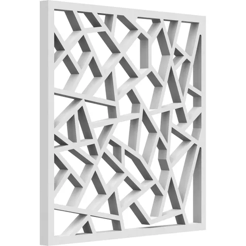 Miniatura 31 de 7 3/8 pulgadas de ancho x 7 3/8 pulgadas de alto x 3/8 pulgadas de alto, paneles de pared de madera con calado decorativo extra pequeño de Venecia