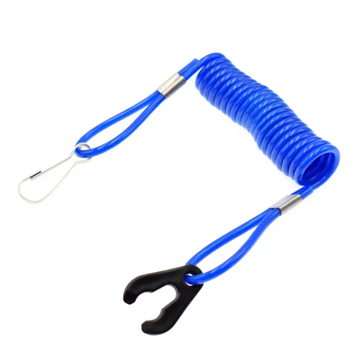 Miniatura 9 de 2 unids fuera de borda de encendido del motor de emergencia PWC Jet Ski WaveRunner Key Lanyard Stop Kill Switch Seguridad para Yamaha