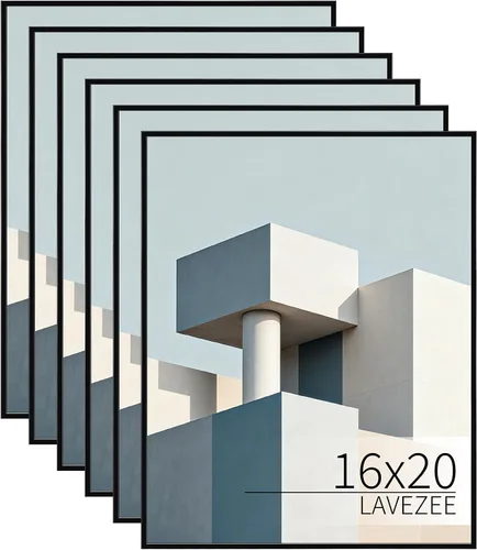 Miniatura 11 de Lavezee Marco para póster de 11 x 17 pulgadas, paquete de 6 marcos ligeros de 11 x 17 pulgadas para montaje en pared, para exhibir fotos de 11 x 17