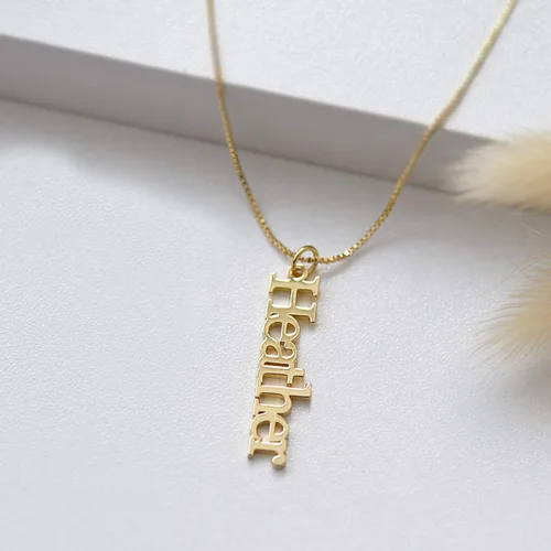 Miniatura 5 de BURKLUM Collar con nombre personalizado para mujer, collares con nombre personalizado, collares con dije de joyería, regalos para mujeres