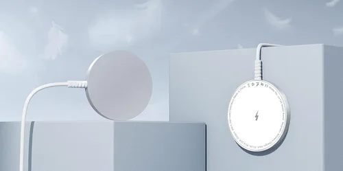Miniatura 9 de Cargador MagSafe: almohadilla de carga inalámbrica magnética para iPhone 17, 16, 15, 14, 13, 12 y AirPods 4-2 Pro, imán fuerte, aleación de Blanco