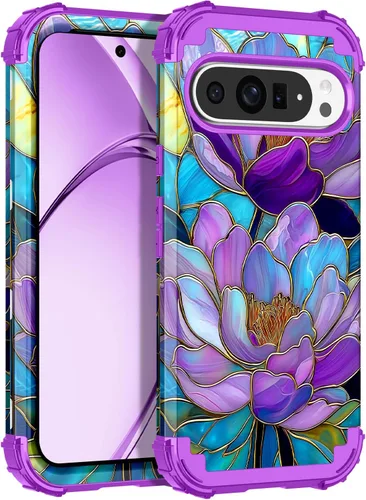 Miniatura 16 de Rancase Funda para Google Pixel 10 Pro XL 2025, brilla en la oscuridad de tres capas [protección de grado militar] resistente a prueba de golpes