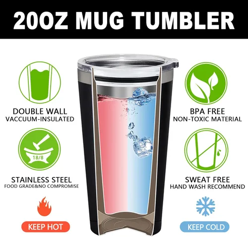 Miniatura 9 de SpenMeta Regalos para abuelos: gran Navidad, regalo del día del padre para el abuelo de parte de los nietos, vaso de aislamiento al vacío de 20