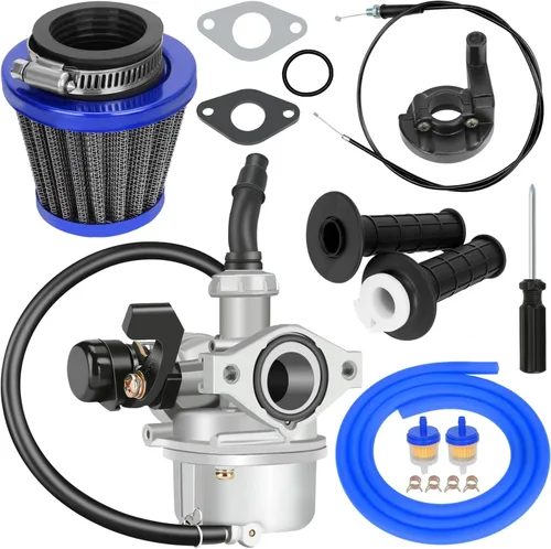 Miniatura 13 de YOXUFA PZ19 Carburador 19mm Carburador para 110 cc 125 cc 50 cc 70 cc Pit Dirt Bike ATV Apollo TaoTao Baja Coolster SSR Xmotos X-Pro Thumpstar