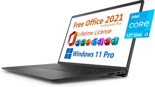 Miniatura 3 de Dell Computadora portátil Inspiron 15 2024, Microsoft Office 2021 gratuito con licencia de por vida, FHD de 15.6 pulgadas 1920 x 1080, Intel 6-Core