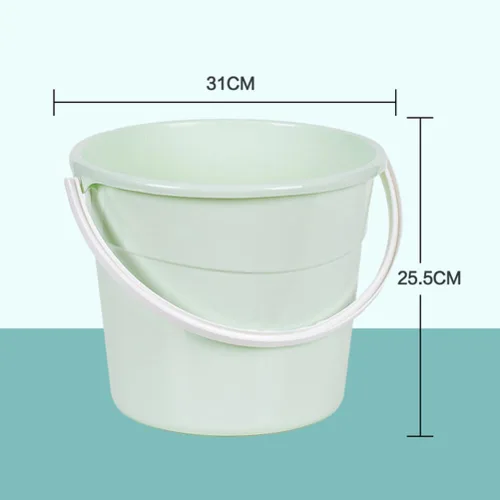 Miniatura 3 de Cubo Contenedor de agua de plástico Contenedor de almacenamiento de Verde