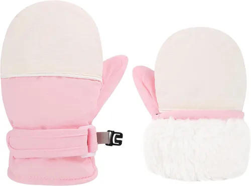 Miniatura 43 de Urban Virgin Guantes de invierno para bebés y niños pequeños, con forro polar, cálidos, impermeables, guantes de nieve para niños y niñas