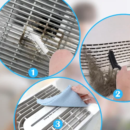 Miniatura 4 de XANGNIER Kit de cepillo de limpieza para purificador de aire, 6 piezas purificadores de aire para el hogar/dormitorio Herramientas de limpieza