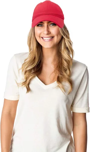 Miniatura 67 de DALIX Gorra de béisbol para papá, lisa, para hombre, mujer, algodón, ajustable, en blanco, sin estructurar, suave