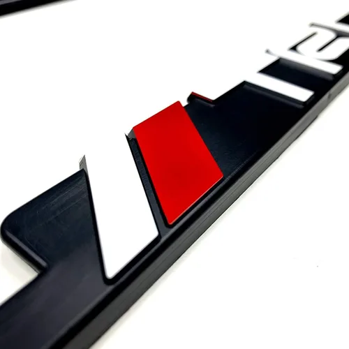 Miniatura 4 de (2) Marcos para matrícula TRD Toyota Racing Development con letras en 3D (1 par)