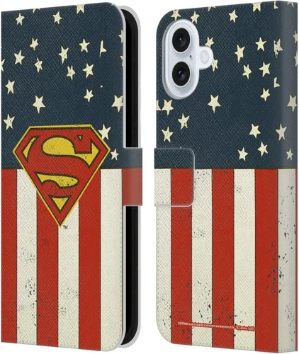 Miniatura 130 de Head Case Designs Funda de piel con licencia oficial de Superman DC Comics con logotipos negros y rojos compatible con Apple iPhone 11