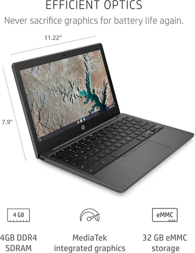Miniatura 3 de Chromebook HP MediaTek MT8183 - MT8183 - 4 GB de RAM - 32 GB de almacenamiento eMMC - Pantalla HD de 11.6 pulgadas - con sistema operativo Chrome