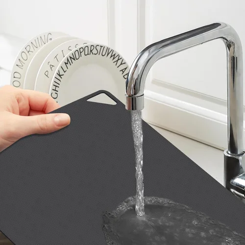Miniatura 6 de WK Tablas de cortar de plástico flexibles para cocina, 6 piezas de alfombrillas de tabla de cortar, hojas finas para tabla de cortar, aptas
