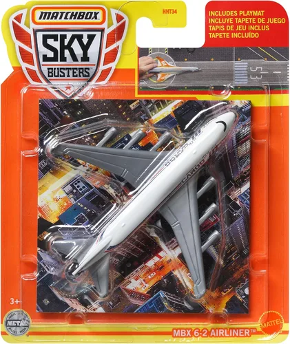 Miniatura 2 de Matchbox Sky Busters Twin Engine Blaze Buster 70 Años