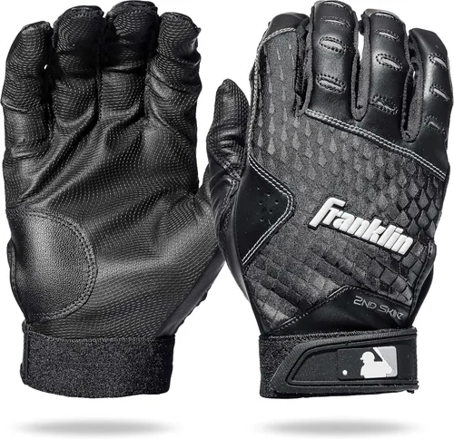 Miniatura 9 de Franklin Sports MLB 2nd Skinz Guantes de Bateo - Adultos y Jóvenes Béisbol y Sóftbol - Guantes de Béisbol, Teeball y Sóftbol para Hombres y Niños