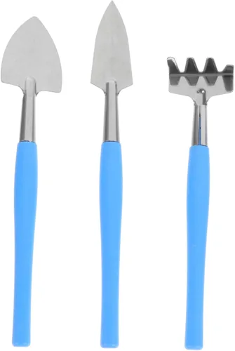 3 piezas de herramientas ergonómicas de jardinería para aflojar el suelo palas para facilitar el trasplante y fertilizar suministros de jardinería