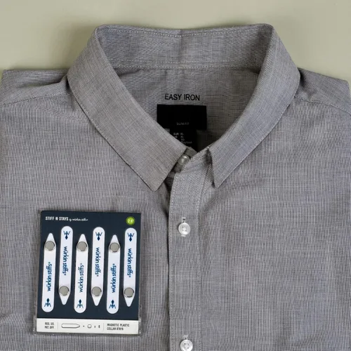Miniatura 8 de Plastic Magnetic Collar Stays by Würkin Stiffs As Seen on Shark Tank Stiff-N-Stays Collar Inserts