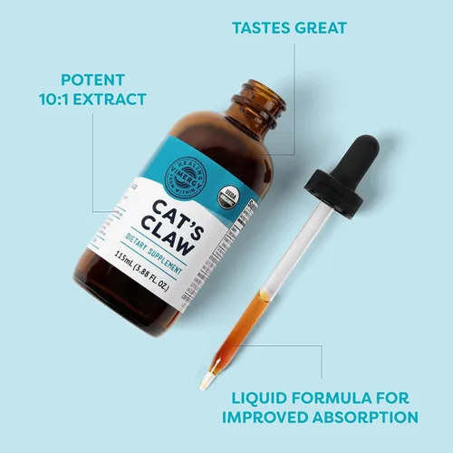 Miniatura 2 de Vimergy USDA Organic - Líquido de garra de gato - Proporciona apoyo antioxidante* - Beneficia al sistema inmunológico* - Vegano, sin gluten, sin OMG
