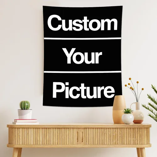 Jhdstore Tapiz personalizado para colgar en la pared, pancartas y letreros para colgar en la pared, personaliza tapices de pared para dormitorio, 29