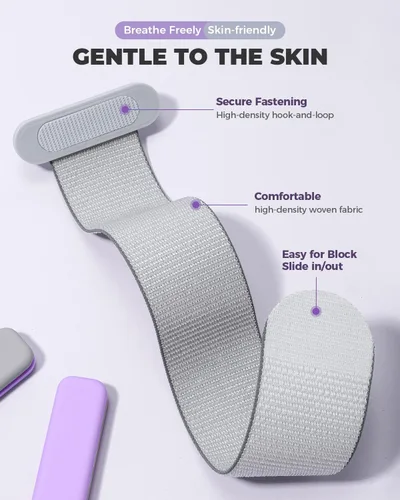 Miniatura 3 de Sportneer 2025 - Juego de pesas ajustables para muñeca y tobillo para mujeres y hombres - 1 par (1 lb/2 lb cada una) Juego de pulseras ajustables