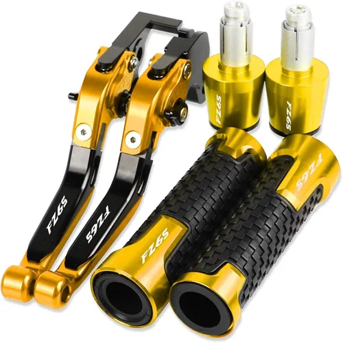 Miniatura 14 de Para Yamaha FZ6S FZ 6S 2004-2010 motocicleta CNC Accesorios Palancas de embrague de freno manillar ajustable plegable extensible con palanca de Negro