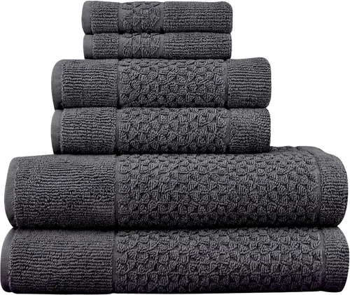 Miniatura 10 de Classic Turkish Towels Meital - Juego de 6 piezas: azul