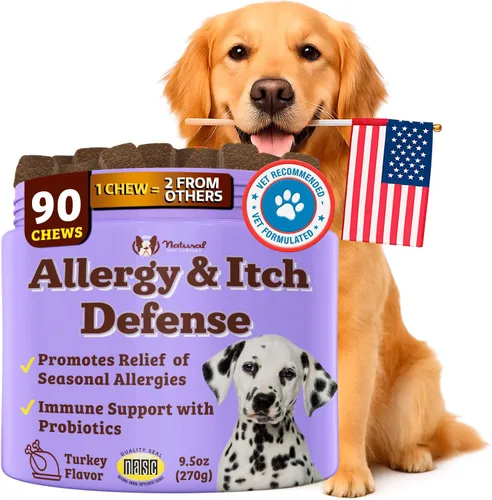 Miniatura 18 de Natural Dog Company Vet Strength Multivitamínico para perros – 90 masticables suaves de alta potencia con glucosamina, condroitina, probióticos