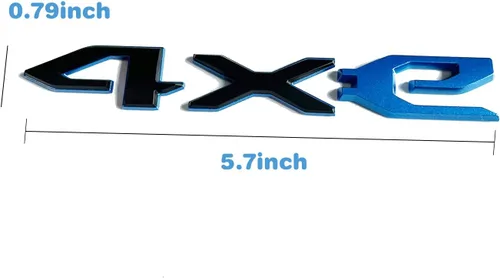 Miniatura 6 de Emblema 4xe de reemplazo para Jeep 2021-2023 Wrangler Puerta trasera oscilante 4Xe Adhesivos de emblema 68490886AB (Negro y Azul)