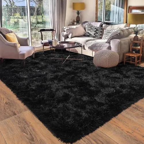 Miniatura 16 de Alfombras de Pasillo para Dormitorio 2x6 pies Alfombras de Pasillo para Pasillos Antideslizantes Suaves de Pelo Largo Alfombra de Cabecera, Alfombra