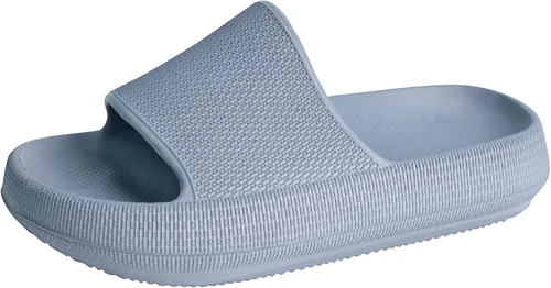 FJPTREN Zapatos de nube para niños y niñas, sandalias acolchadas antideslizantes, zapatos de ducha ligeros, plataforma para niños, suela gruesa,